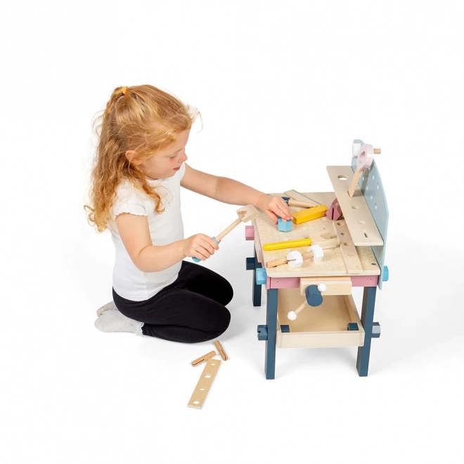 Bigjigs Wooden Kids Tool Workbench