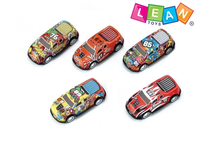 Colorful 25-Piece Diecast Car Set with Drive Action