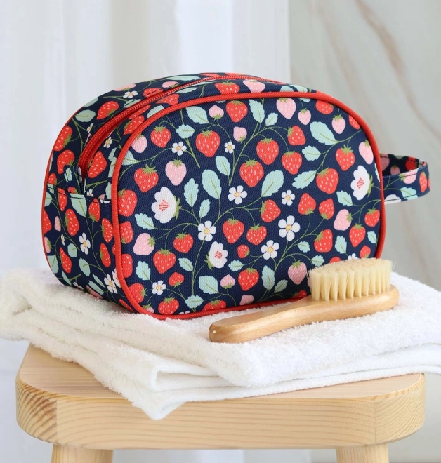 A Lovely Company Strawberry Toiletry Bag