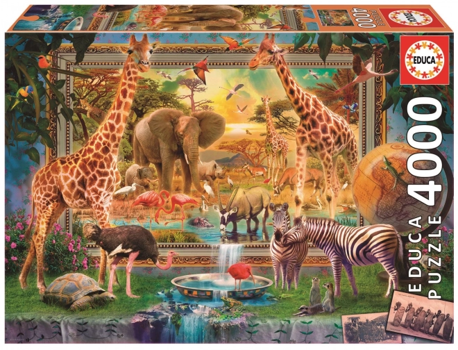 Educa Puzzle Savannah Comes Alive 4000 Pieces