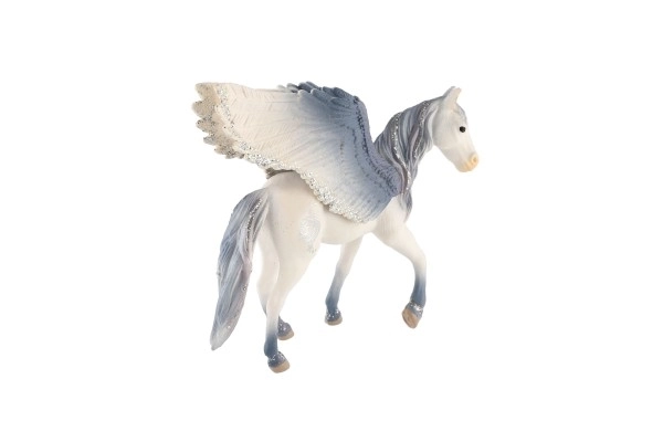 White and Gray Winged Horse Toy