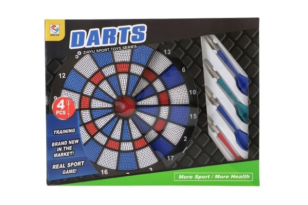 Dartboard With 4 Darts