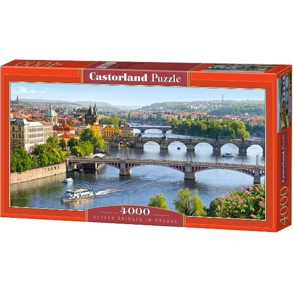 Vltava Bridges in Prague 4000 Piece Puzzle