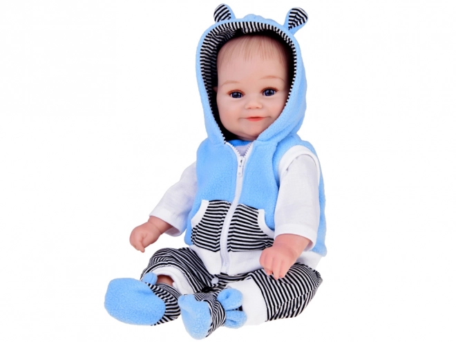 Realistic Baby Boy Doll With Interactive Features