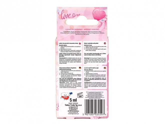 Smalto Tubi Glam rosa perlato