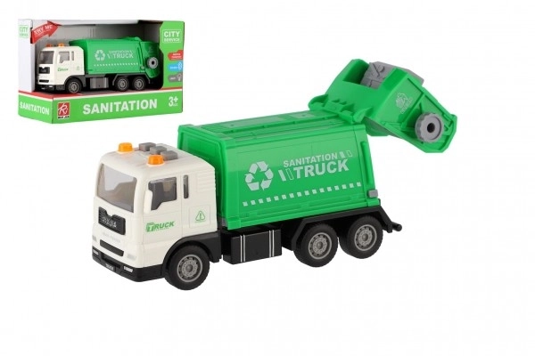 Garbage Truck Toy with Light and Sound