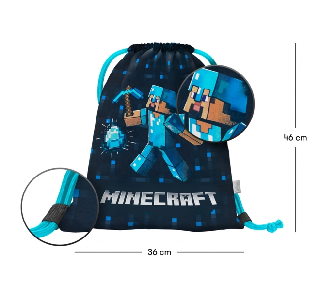 Baagl Sack Minecraft Blue Axe