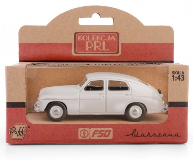 Model Car PRL Warszawa M20 - White