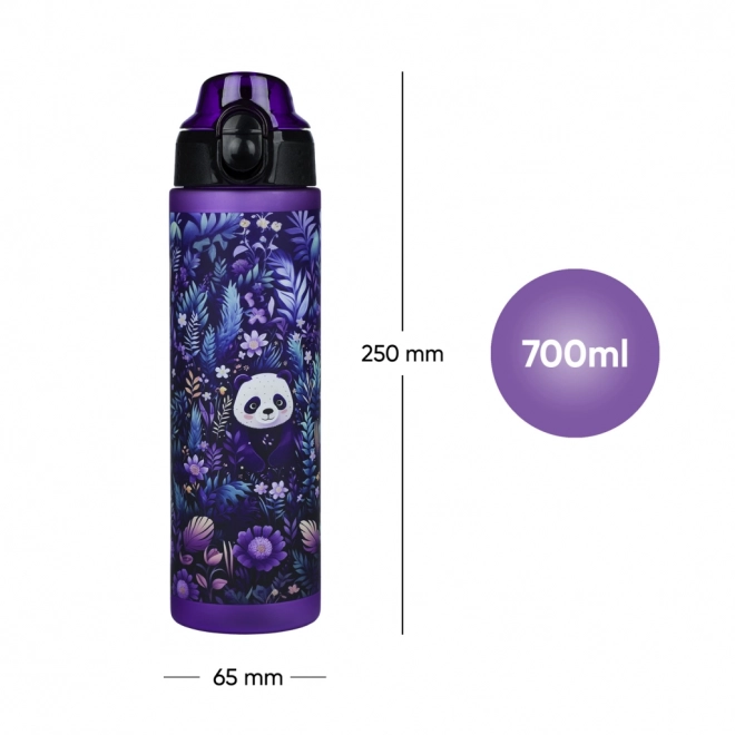 Baagl Tritan Water Bottle Jungle Panda, 700 ml