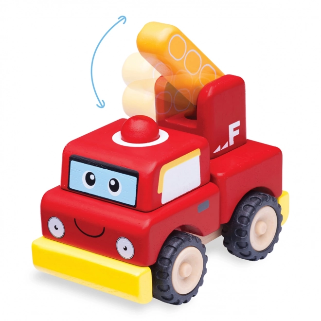 Wonderworld Wooden Mini Fire Truck