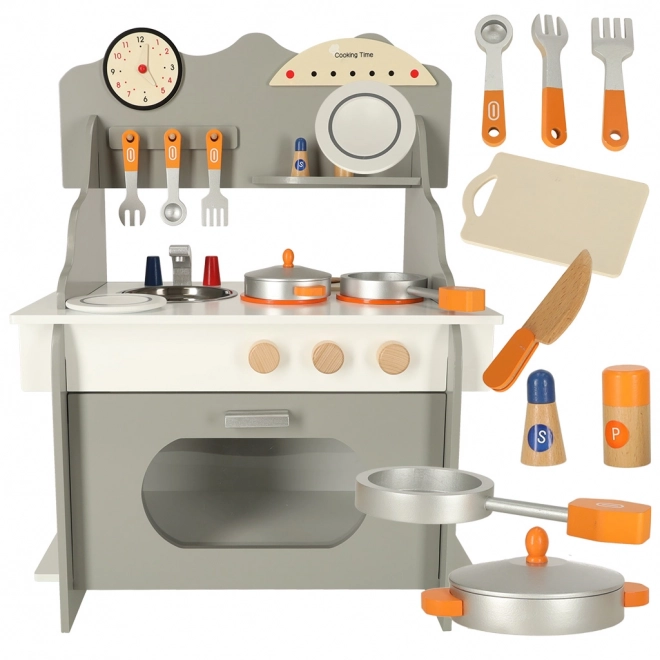 Wooden Children's Kitchen Set with Accessories