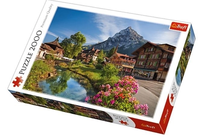 Summer View of the Alps 2000 Piece Puzzle