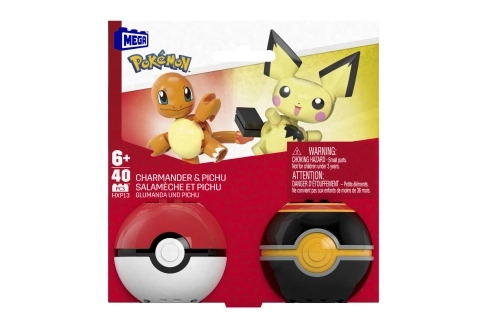 Mega Pokémon Charmander and Pichu Poké Ball Set