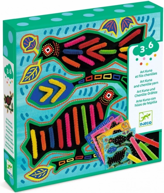 Creative Set Colorful Worms by Djeco