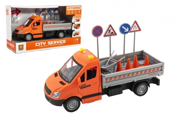 Road Maintenance Vehicle Toy with Lights and Sound