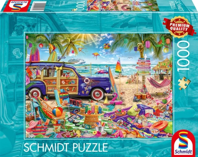Puzzle giornata soleggiata sulla costa