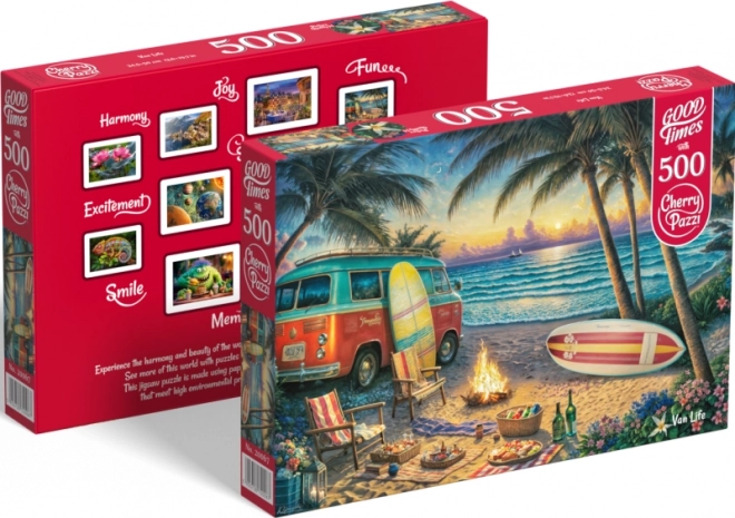 Cherry Pazzi Puzzle Life in a Caravan 500 Pieces