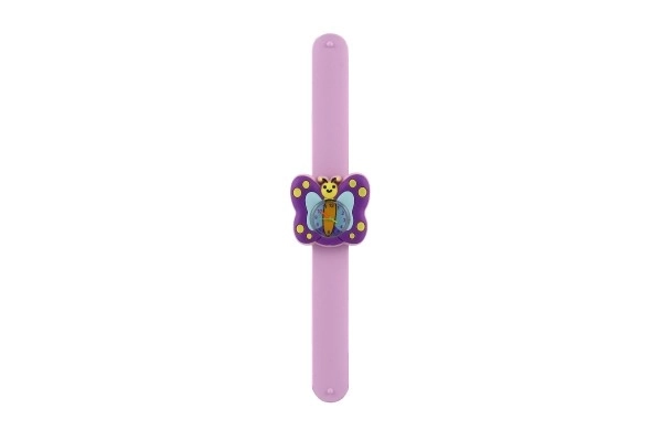 Children's Auto-Winding Butterfly Silicone Watch