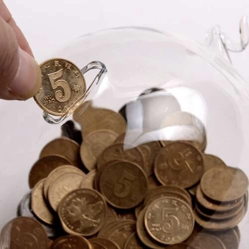Glass Piggy Bank