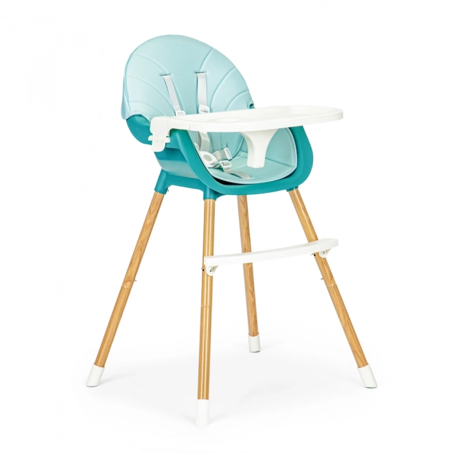 Ecotoys 2-in-1 Blue High Chair