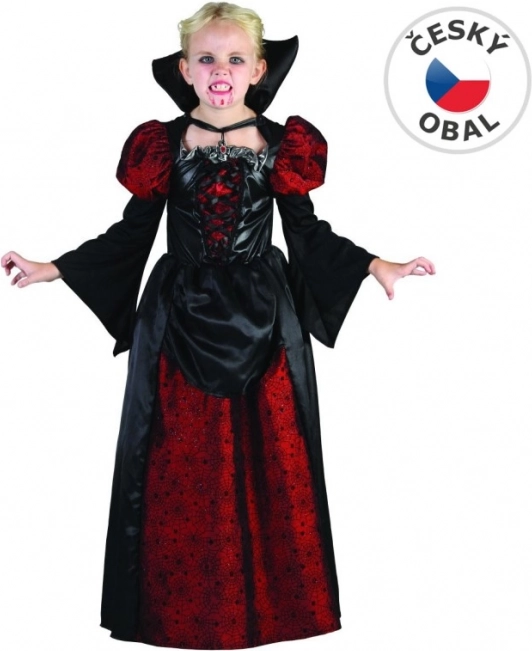 Carnavalsjurk Vampiermeisje voor meisjes 110 - 120 cm