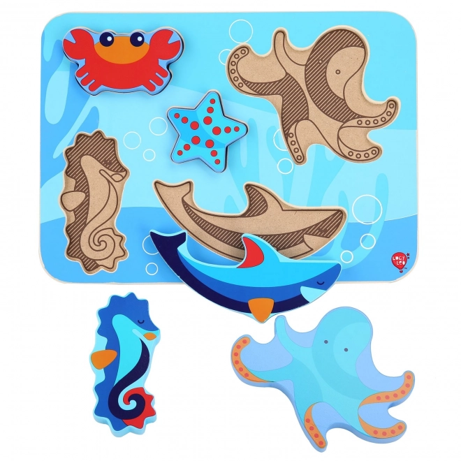 Wooden Sea Creatures Puzzle