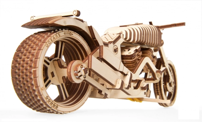 Ugears 3D Wooden Mechanical Puzzle Motorcycle Chopper