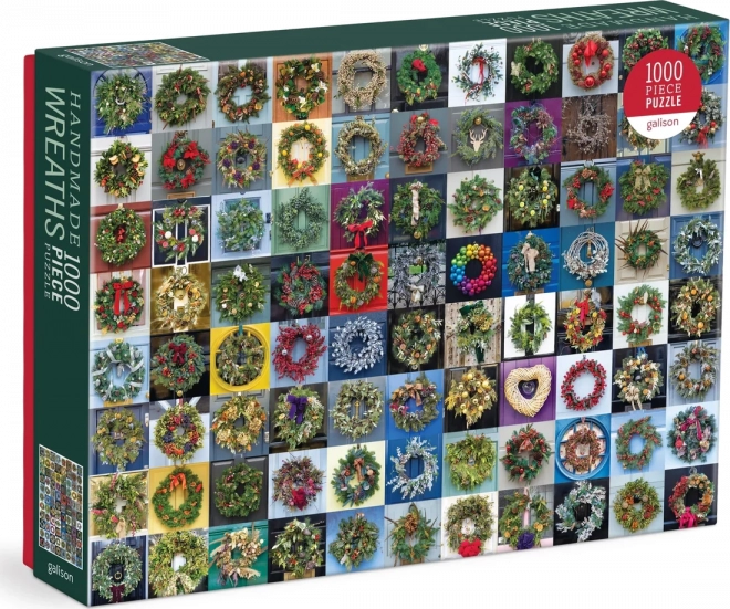 Galison 1000-Piece Wreath Puzzle