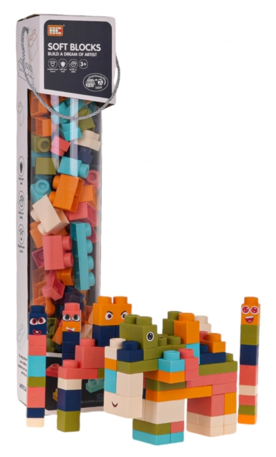 Soft Building Blocks Set 100 Pieces