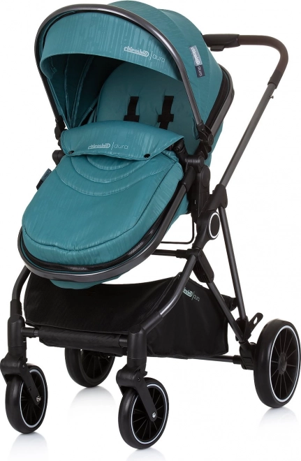 Chipolino Aura 2-in-1 Stroller Teal