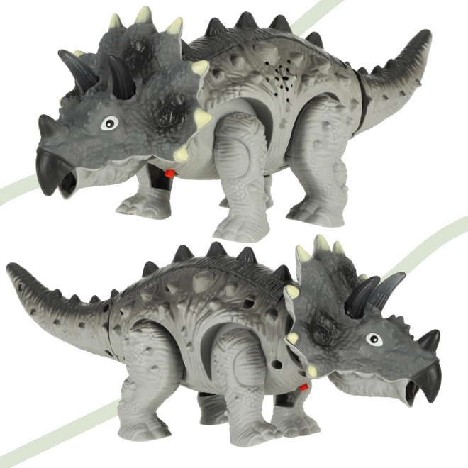 Interactive Triceratops Dinosaur Toy