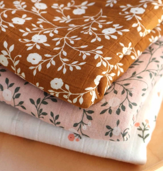 Extra Large Muslin Swaddle Blossom Caramel