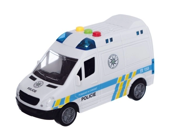 Police Van Plastic Toy with Sound and Light