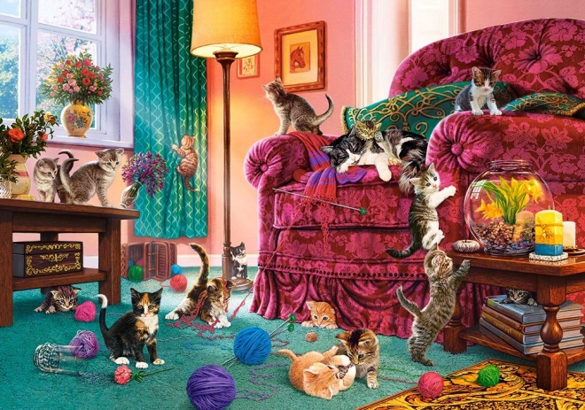 Puzzle 500 Pezzi Gattini Birichini