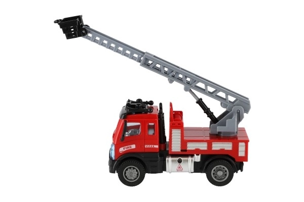 Fire Truck with Ladder Pull Back Toy