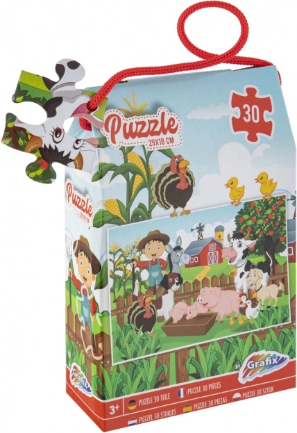 Gyerek puzzle Farm 30 darab