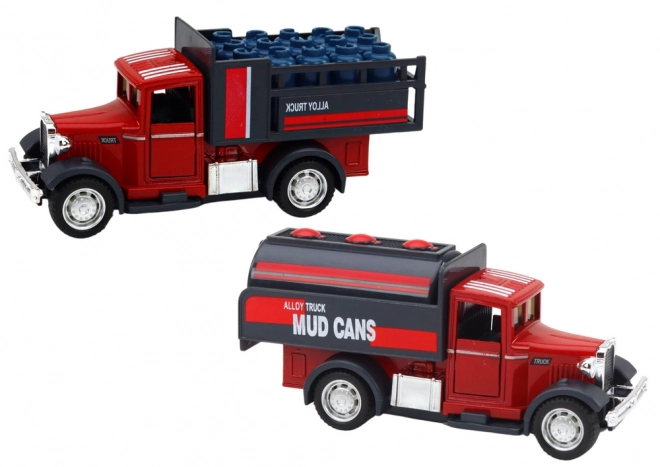 Metal Delivery Toy Truck with Sound and Light