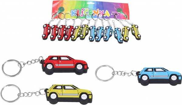 Autosleutelhanger in Gemixte Kleuren