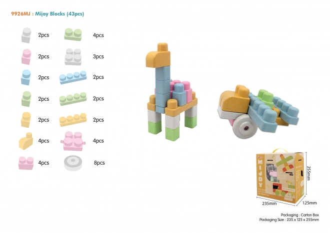 Eco Building Blocks Set for Toddlers