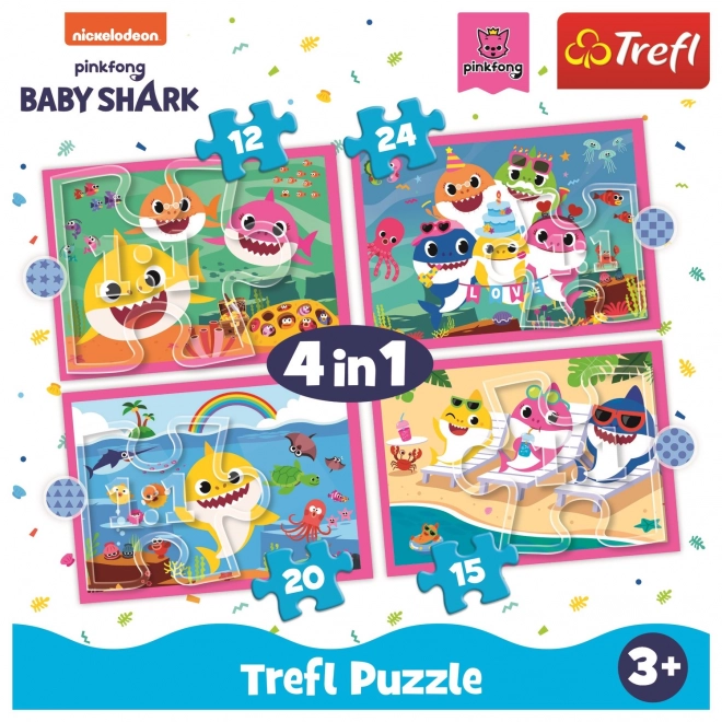 Trefl Baby Shark Family Puzzle Set