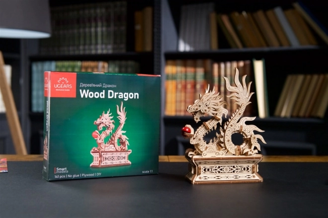 Ugears Wooden Mechanical Puzzle Dragon