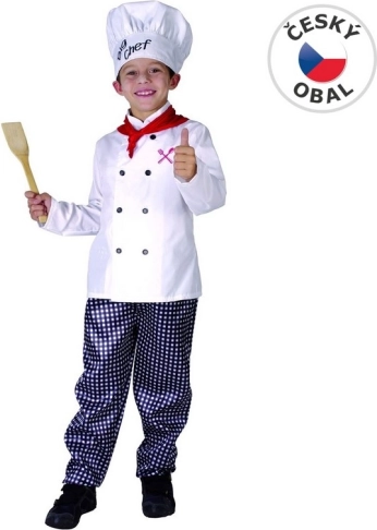 Kostim za karneval Kuhar 120-130 cm