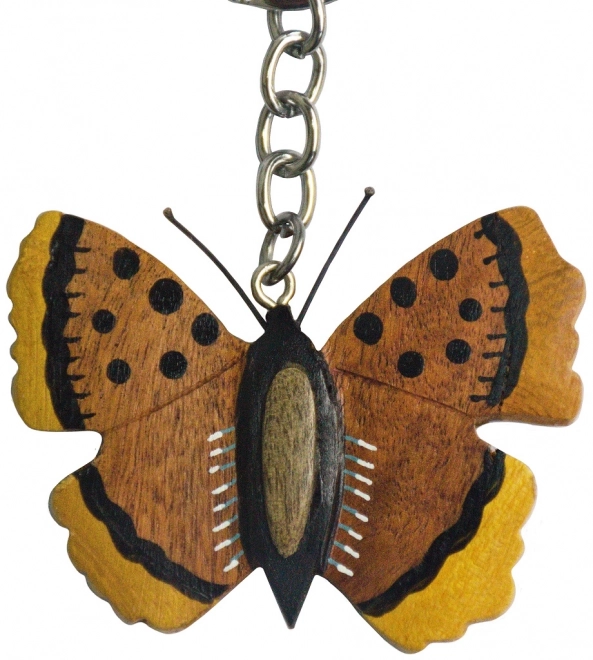 Large Wooden Keychain Butterfly