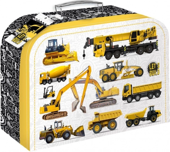 Schoolse papieren koffer Let's Build