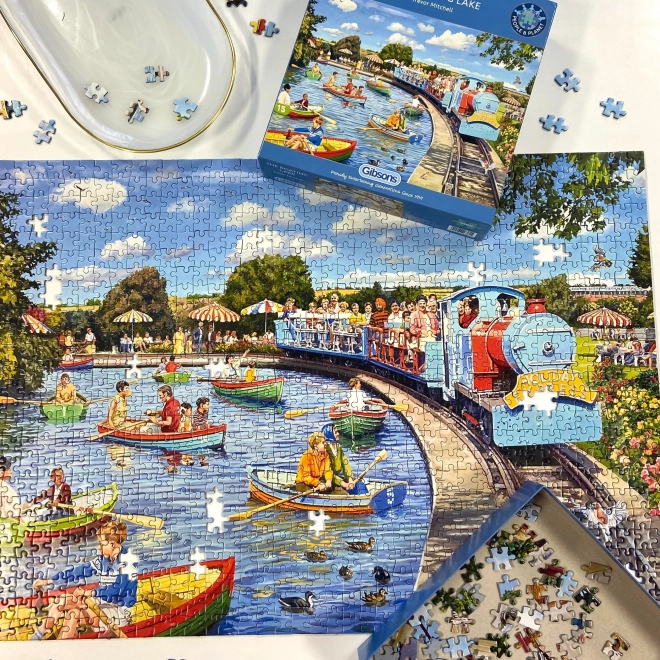 Canoe Lake Jigsaw Puzzle 1000 Pieces