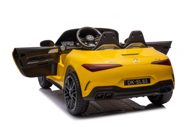 Electric Toy Car Mercedes AMG SL63 Yellow