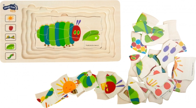 Small Foot Wooden Layer Puzzle Hungry Caterpillar