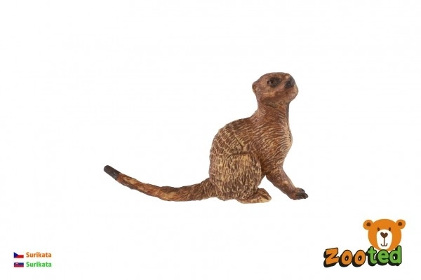 Light Brown Plastic Meerkat 6cm