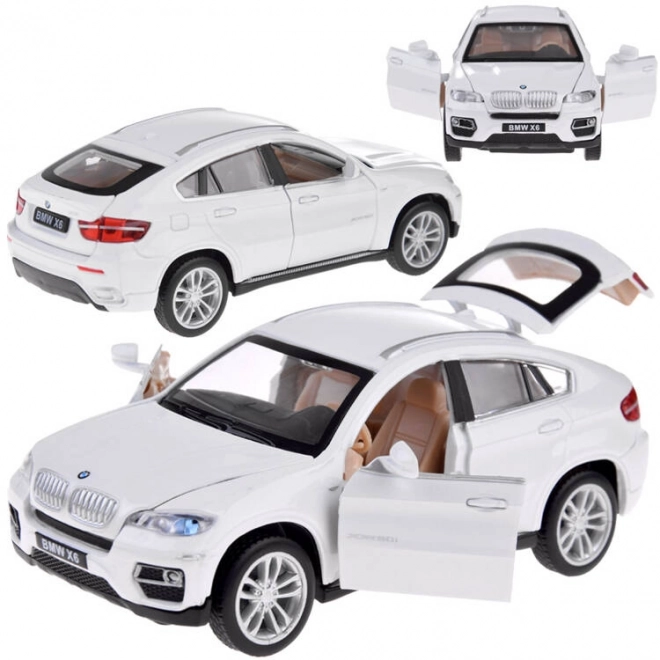 BMW X6 Metal Model Car 1:32 Scale with Lights and Sound