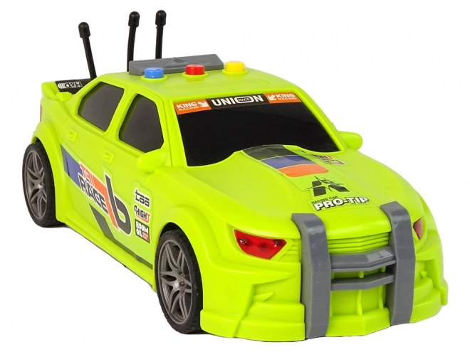 Green Racing Sport Car with Sound